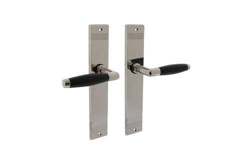 Deurkruk Ton Basic met schild blind nikkel