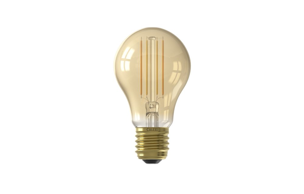 Calex - Smart standaardlamp LED - E27 - 230V - 7W - 806lm - 1800-3000K goud