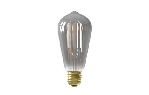 Calex - Smart Rustiek led lamp 7W - E27 - 400lm - 1800-3000K