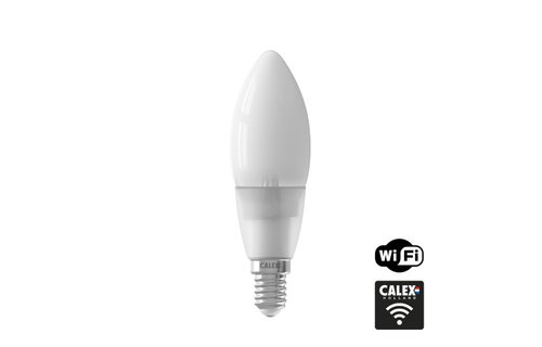 Calex - Smart kaarslamp LED - E14 - 230V - 4,5W - 400lm - 2200-4000K softline