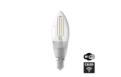 Calex - Smart Kaars led lamp 4,5W - E14 - 450lm -1800-3000K