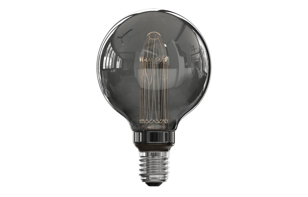 Calex - Globe G95 led lamp 3.5W - E27 - 40lm - 2000K Titanium Dimbaar