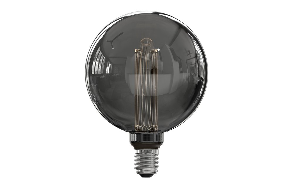 Calex - Globe G125led lamp 3,5W - E27 - 40lm - 2000K Titanium Dimbaar