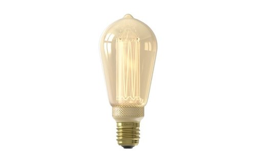 Calex - Lichtbron Rustiek led lamp 3,5W - E27 - 100lm - 1800K Dimbaar
