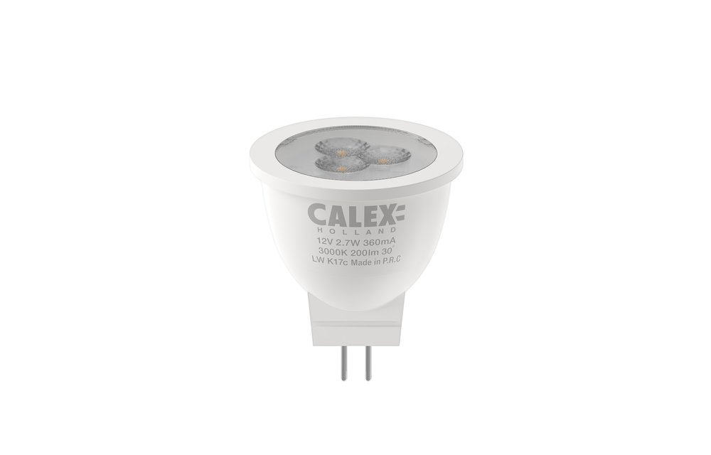 Calex - Led Reflector - 2,7W - MR11 - 200lm - 3000K - Dimbaar
