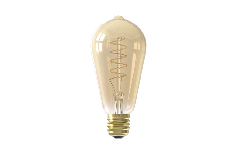 Calex - Led Rustieklamp ST64 - 3,8W - E27 - 250lm - 2100K - Dimbaar