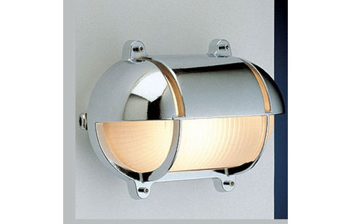 Outlight Scheepslamp Maritime 24,5cm - Chroom, helder glas