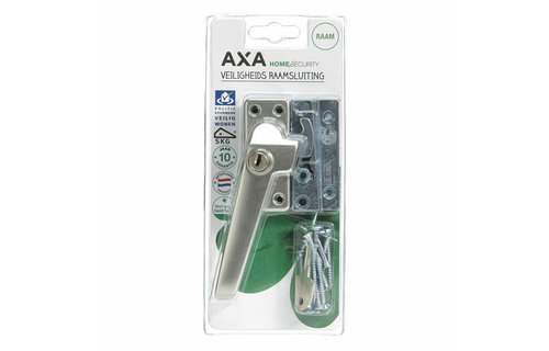 AXA - Raamsluiting 3319 met sleutel SKG - Type Links Staalgrijs