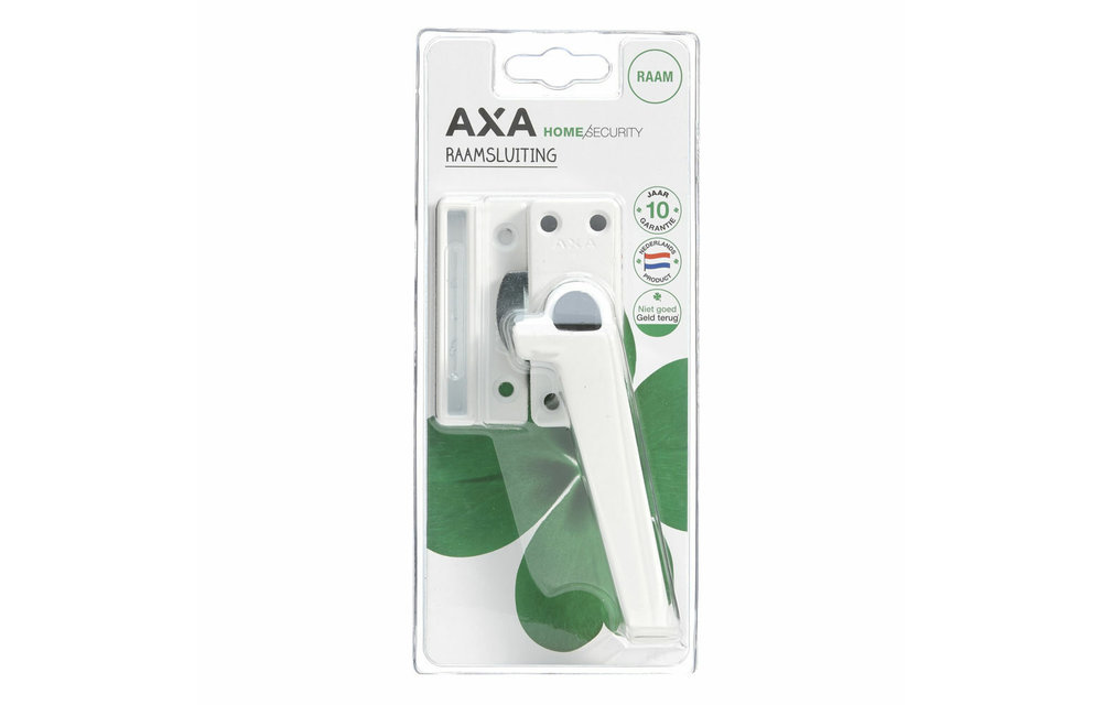 AXA - Raamsluiting Drukknop - Type Rechts Wit