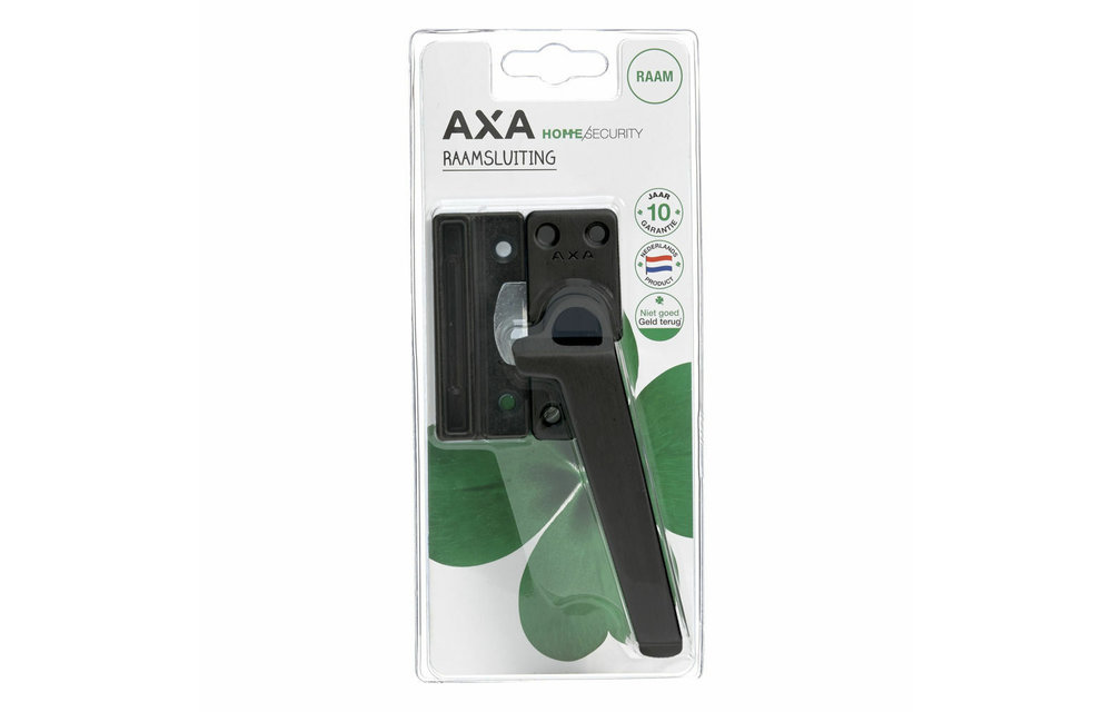AXA - Raamsluiting Drukknop - Type Rechts Zwart