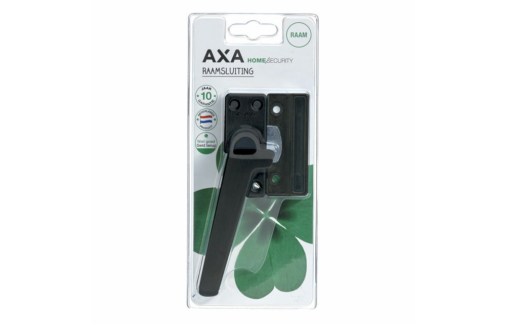 AXA - Raamsluiting Drukknop - Type Links Zwart