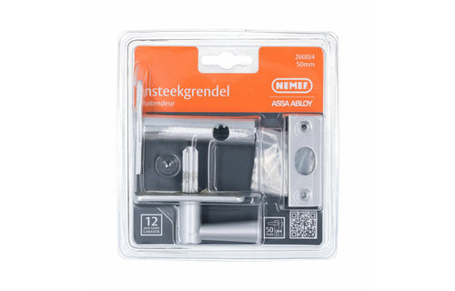 Nemef insteekgrendel 50mm