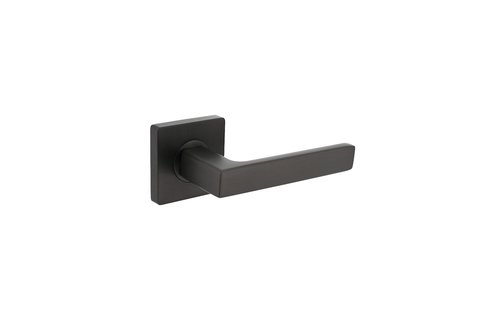 Deurkruk Hera op vierkante rozet 55x55x10 mm antracietgrijs