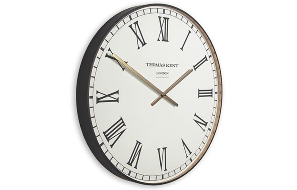 Invloedrijk Netto Redding Thomas Kent - Klok Clocksmith RC XL - 74cm Zwart goud kopen? (Tip) - Piet  van Walsem B.V.