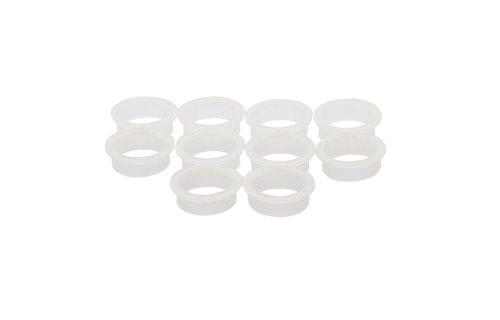 10 Nylon ringen 20mm-18 mm wit