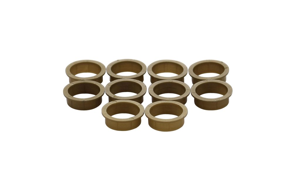 10 Nylon ringen 20mm-18 mm bruin