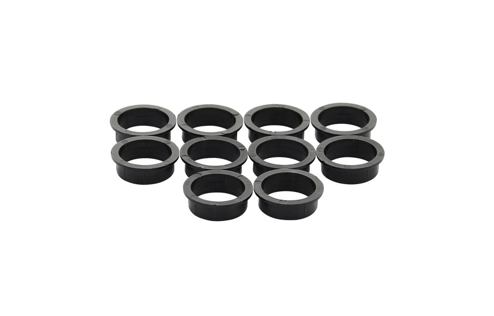 10 Nylon ringen 20mm-18 mm zwart