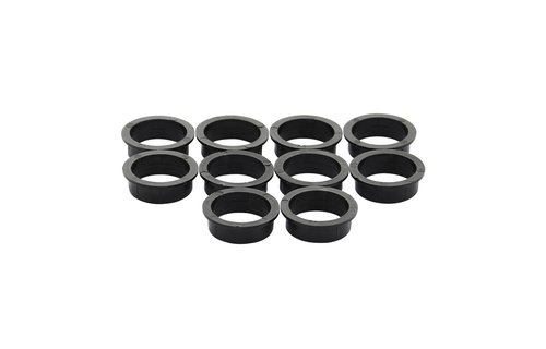 10 Nylon ringen 20mm-18 mm zwart