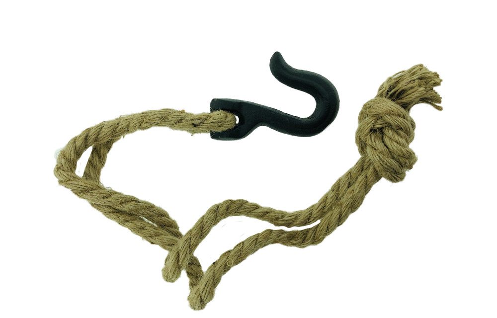 Kolony - Stoere haak aan scheepstouw - Zwart kopen? (Tip) - Piet van