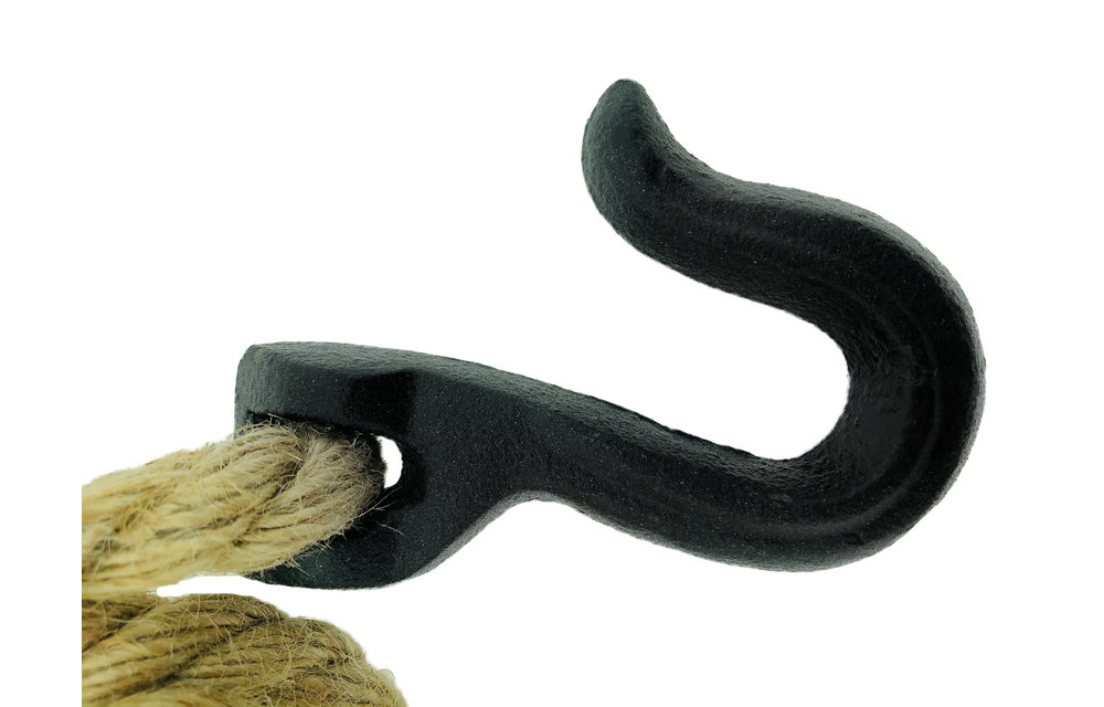 Kolony - Stoere haak aan scheepstouw - Zwart kopen? (Tip) - Piet van