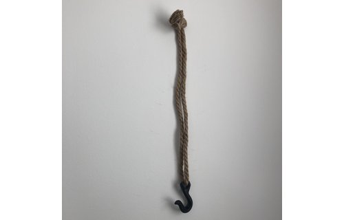Kolony - Stoere haak aan scheepstouw - Zwart kopen? (Tip) - Piet van