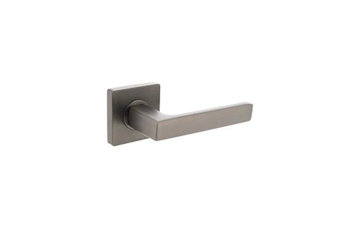 Deurkruk Hera op vierkante rozet 55x55x10 mm antracietgrijs