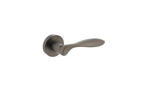 Deurkruk George op ronde rozet Ø52x10 mm antracietgrijs