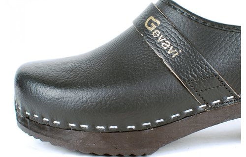 Gevavi - Denver gesloten schoenklomp hout zwart