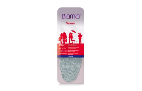Bama - Felta inlegzool grijs