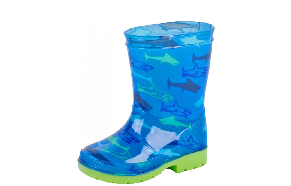 Gevavi Boots - Haai kinderlaars pvc blauw