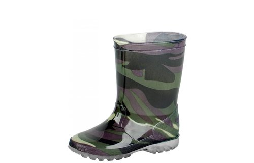 Gevavi Boots - Jungle jongenslaars met led-lampjes PVC groen