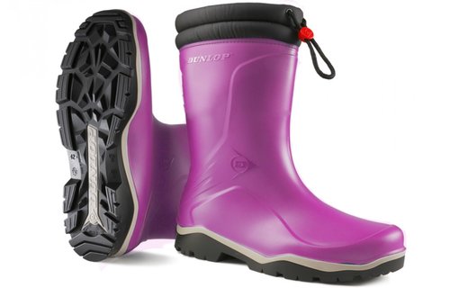 Dunlop - K374061 Blizzard gevoerde meisjeslaars PVC roze