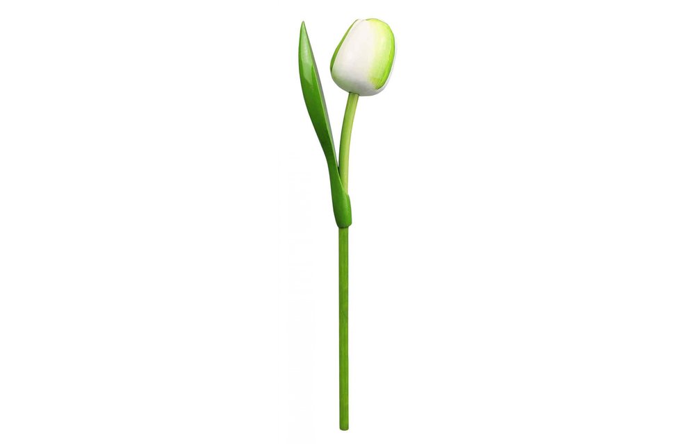 Gevavi - Houten tulp wit