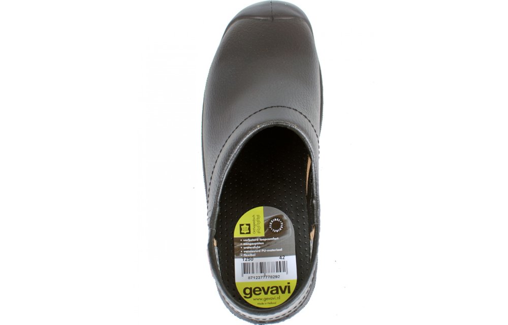 Gevavi Next- 1250/00 gesloten flex schoenklomp PU SB zwart