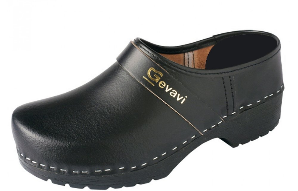 Gevavi - 1550/00 gesloten schoenklomp PU zwart