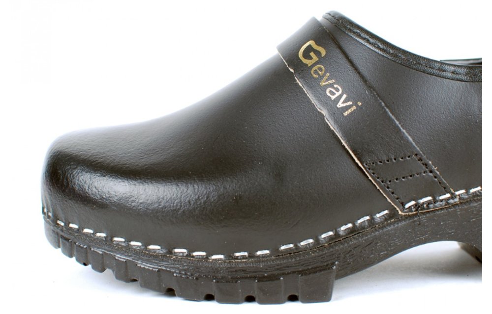 Gevavi - 1550/00 gesloten schoenklomp PU zwart