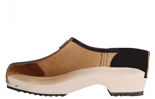 Gevavi - 9200 open schoenklomp hout zwart