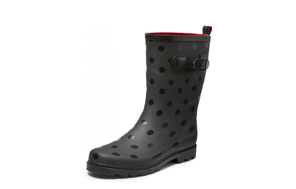 Gevavi boots - Anna dameslaars rubber zwart