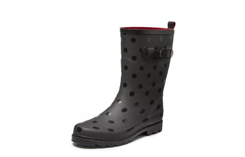 Gevavi boots - Anna dameslaars rubber zwart