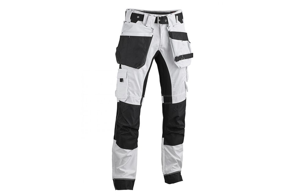 4WORK - Jerez Premium schildersbroek stretch inserts wit