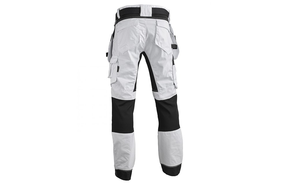 4WORK - Jerez Premium schildersbroek stretch inserts wit