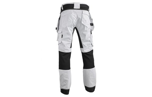 4WORK - Jerez Premium schildersbroek stretch inserts wit