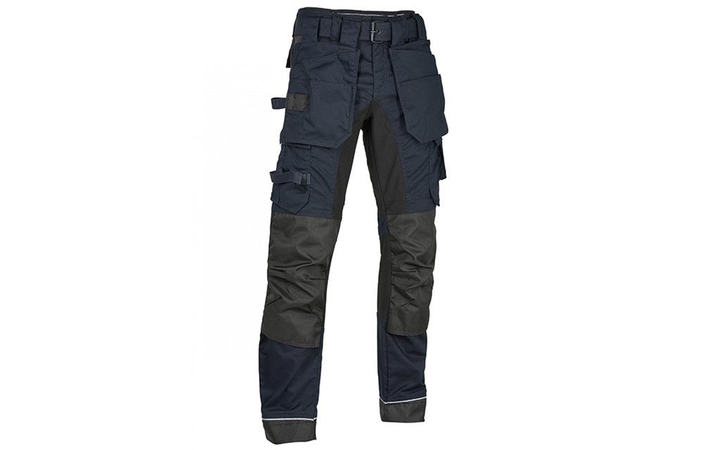4WORK - Madrid Premium werkbroek stretch inserts navy blauw