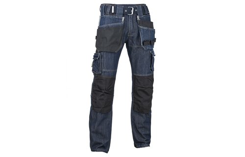 4WORK - Malaga denim werkbroek blauw