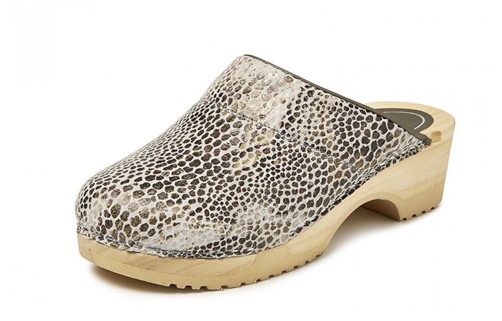 Bighorn - 3630 clog buigzame zool bruin/panterprint