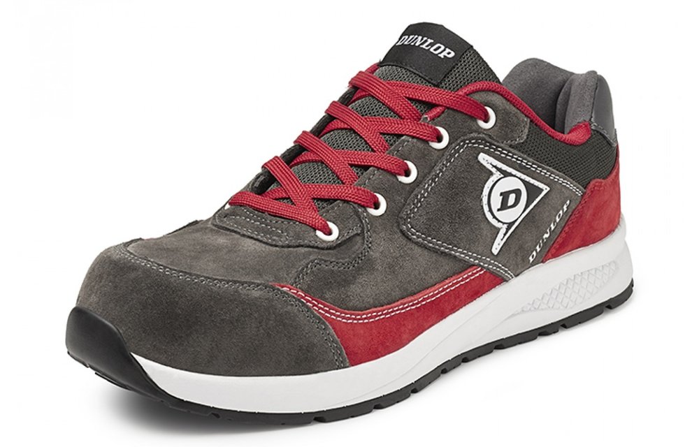 Dunlop shoes - Flying luka dunlop S3 rood/grijs