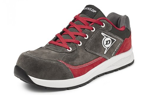 Dunlop shoes - Flying luka dunlop S3 rood/grijs