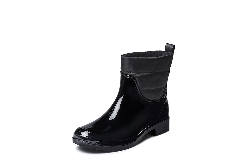 Gevavi boots - Liss gevoerde dameslaars pvc zwart