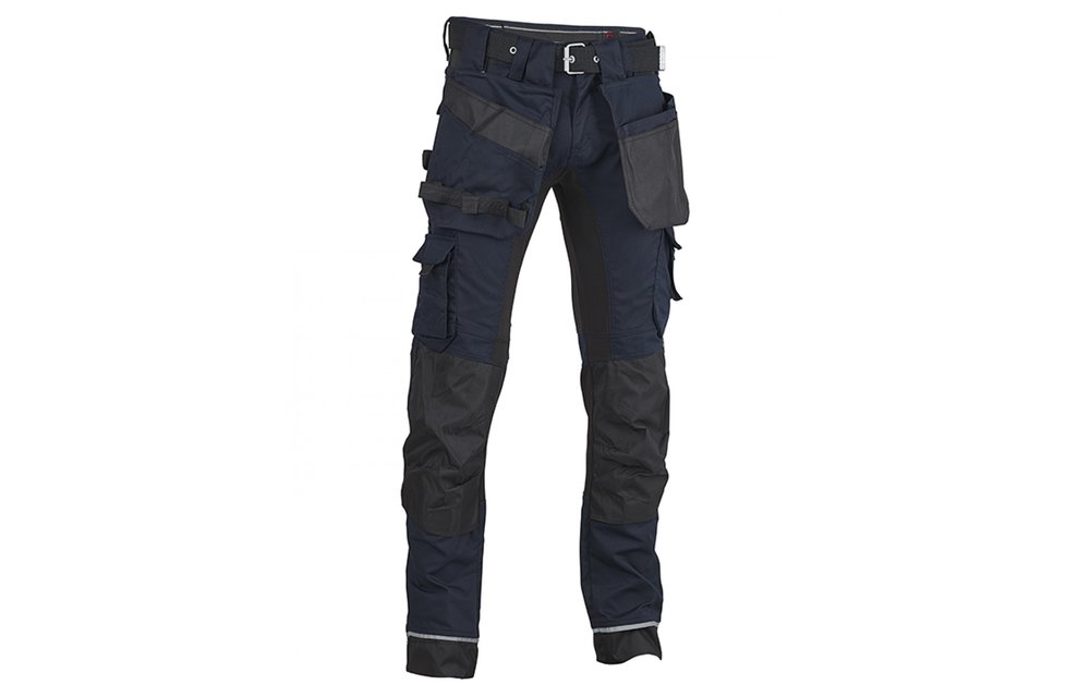 4WORK - Madrid Premium werkbroek stretch inserts navy blauw