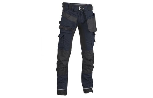 4WORK - Madrid Premium werkbroek stretch inserts navy blauw